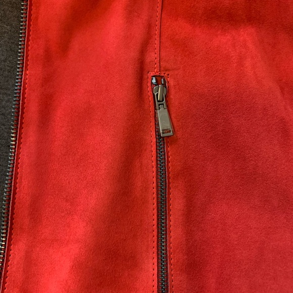 Elie Tahari red jacket with tags . Size small - Picture 4 of 9